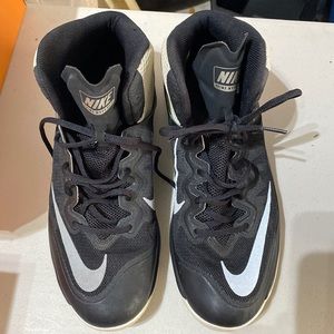 Nike Prime Hype DF II Basketball Sneakers Black White Mens Size 11 811053-001